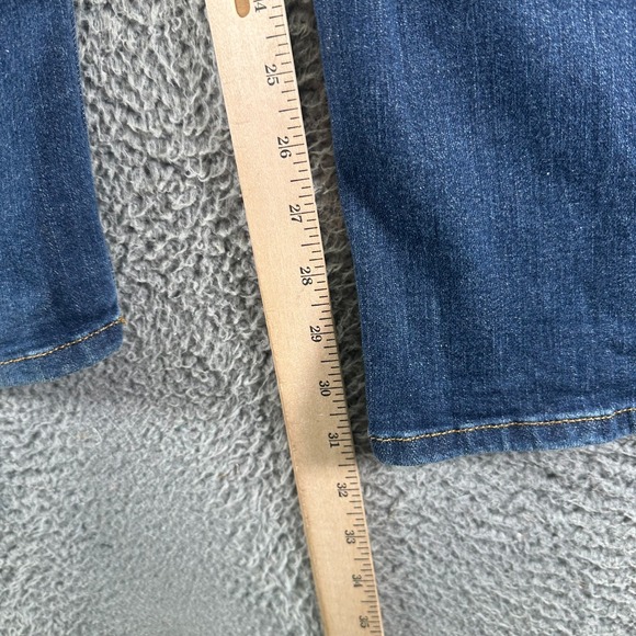 Volcom Nova Solver Jeans Men's 36x32 Blue Cotton Denim Straight Faded Stretch - Picture 9 of 11